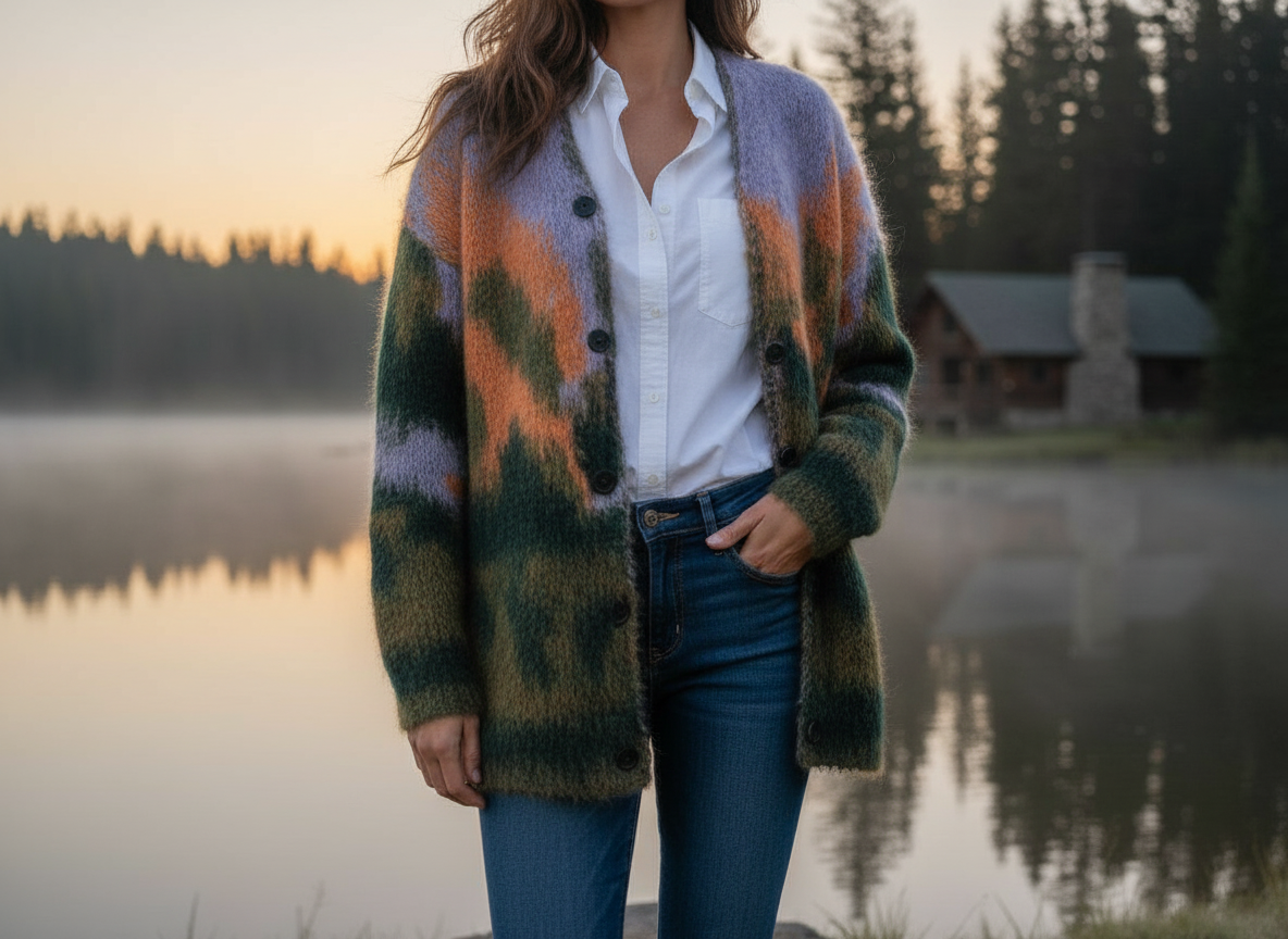 Cozy Cabin Long Sweater