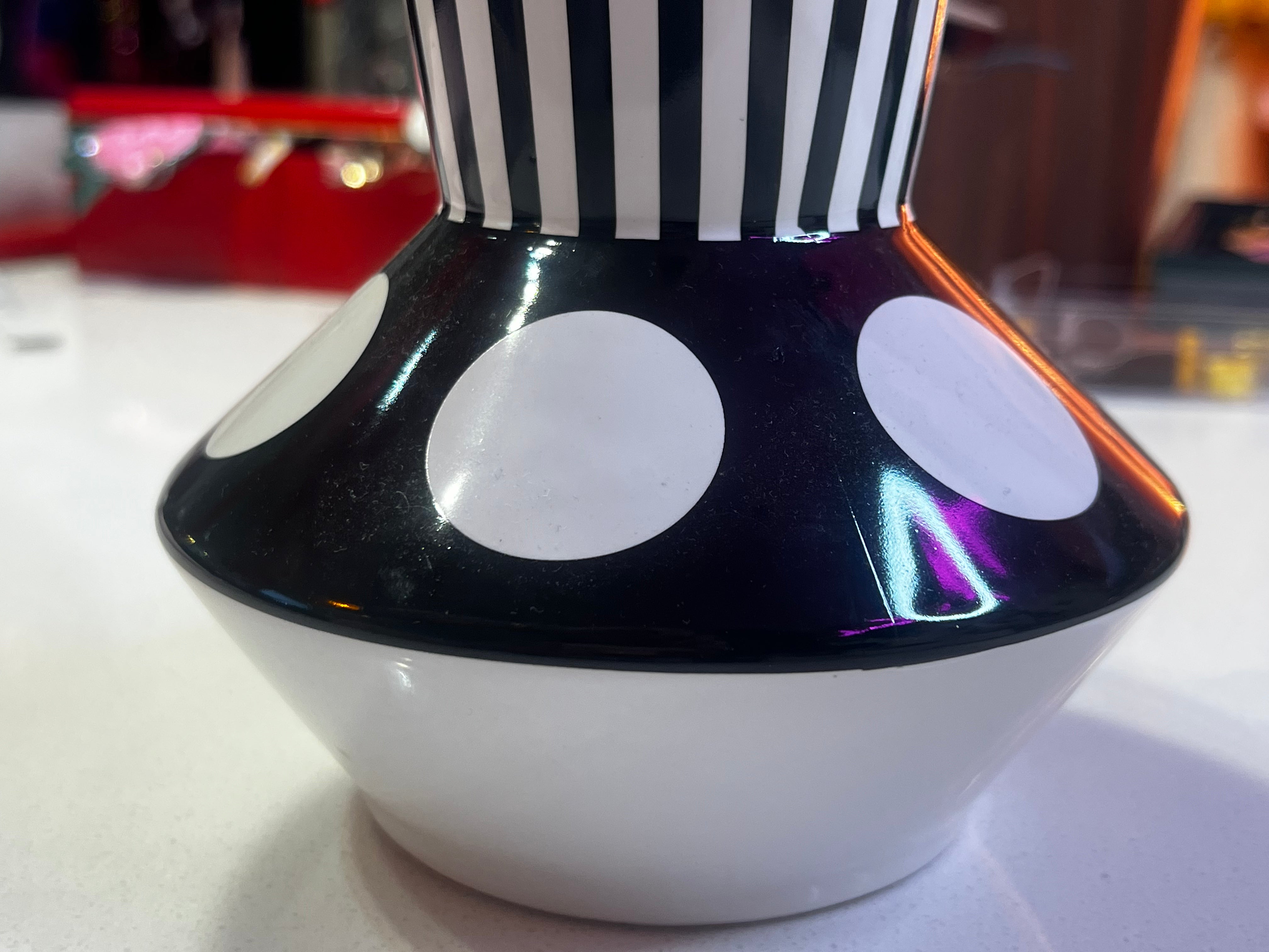 Black and White Retro Vase