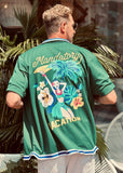 Maui Tropical Cotton Embroidery Shirt
