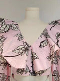 Pink Pineapple Ruffled Set Dress