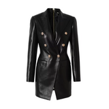 Taormina Faux Leather Jacket dress