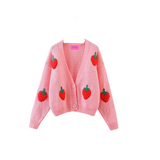 Strawberry Sweater Crdigan