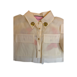 Organza Crop Shirt