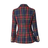 Mercedes Plaid Jacket Blazer