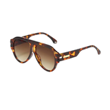 rtoiseshell Oversized Sunglasses | Gradient Brown Lens | Alex Vinash