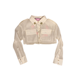 Organza Crop Shirt