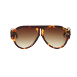 rtoiseshell Oversized Sunglasses | Gradient Brown Lens | Alex Vinash