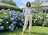 Light Blue Crop Blazer