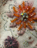Garden Flower Crystal Sweater
