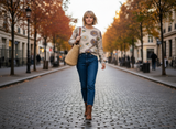 Floral Crystal Sweater