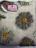 Floral Crystal Sweater