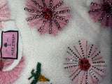 Floral Crystal Sweater