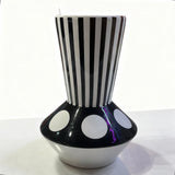Black and White Retro Vase