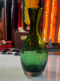 Emerald Green Retro Glass Vase