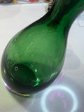 Emerald Green Retro Glass Vase