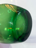 Emerald Green Retro Glass Vase