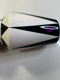 Large Black and White Retro Vase