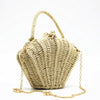 Oyster Raffia Bag