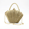 Oyster Raffia Bag