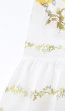 Taormina Flower Dress in 100% Cotton