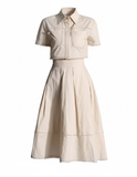 Butter Cream Set Skirt and Top