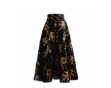 Printed Brocade Skirt