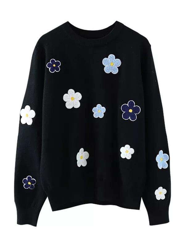 Boom flower sweater