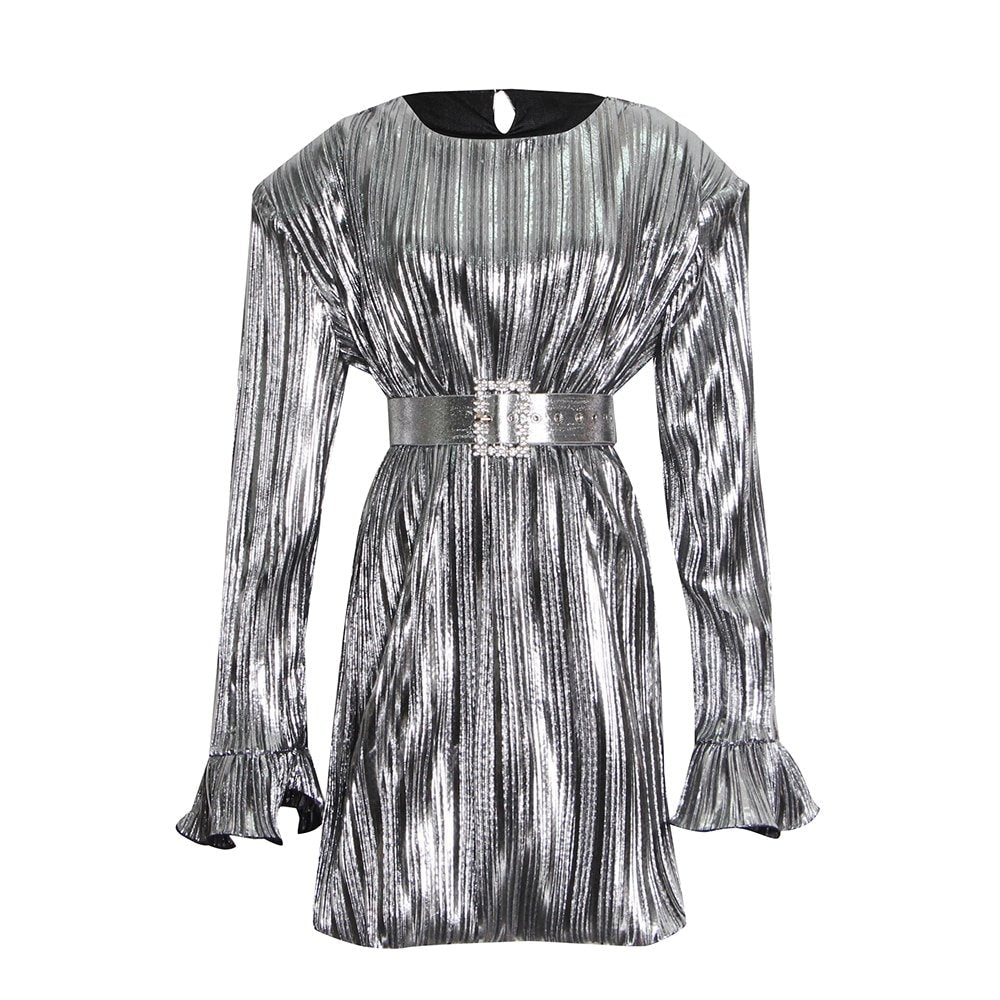 Silver Dream Midi Dress